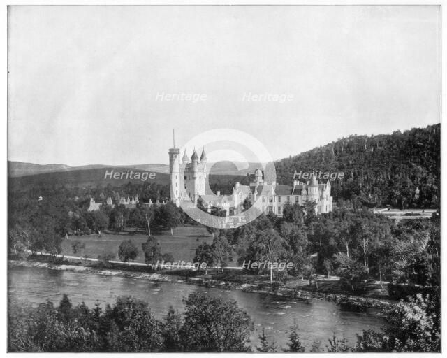 Balmoral Castle, Scotland, late 19th century. Artist: John L Stoddard