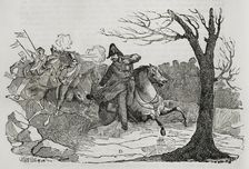 Balmaseda's flight, First Carlist War (1833-1840), 1842. Creator: Manuel Miranda