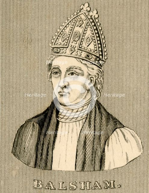'Balsham', (died 1286), 1830. Creator: Unknown.