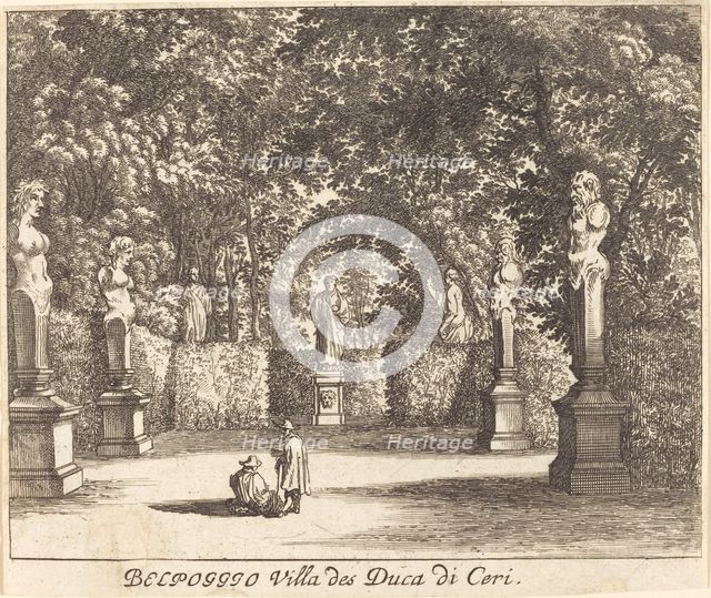 Balpoggio, Villa of Duke di Ceri, 1681. Creator: Melchior Küsel.