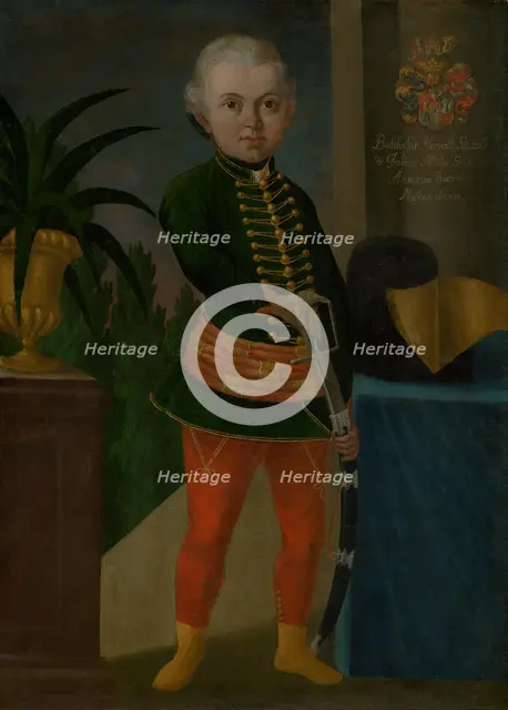 Baltazár Horváth-Stancic aged two years and ten months, c1750. Creator: Ján Gottlieb Kramer.