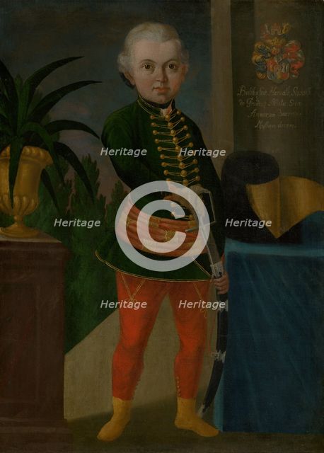 Baltazár Horváth-Stancic aged two years and ten months, c1750. Creator: Ján Gottlieb Kramer.