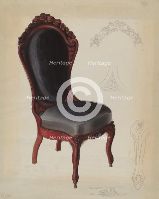 Balter Chair, 1936. Creator: Beverly Chichester.