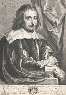 Balthasar Gerbier. From Icones principum virorum ('The Iconography'), after 1641. Creator: Paulus Pontius