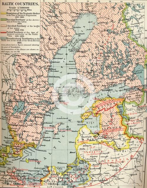 'Baltic Countries', c1907, (1907). Artist: Unknown.