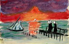 Baltic Sea, 1910s. Artist: Verefkin, Marianne, von (1860-1938)