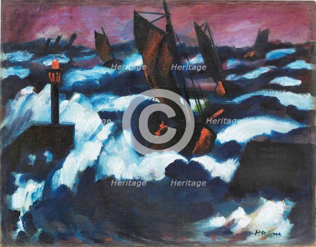 Baltic Sea, 1922. Creator: Max Pechstein.