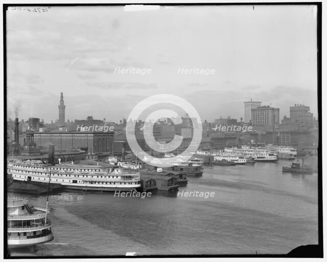 Baltimore, Maryland, skyline and waterfront, between 1910 and 1915. Creator: Unknown.