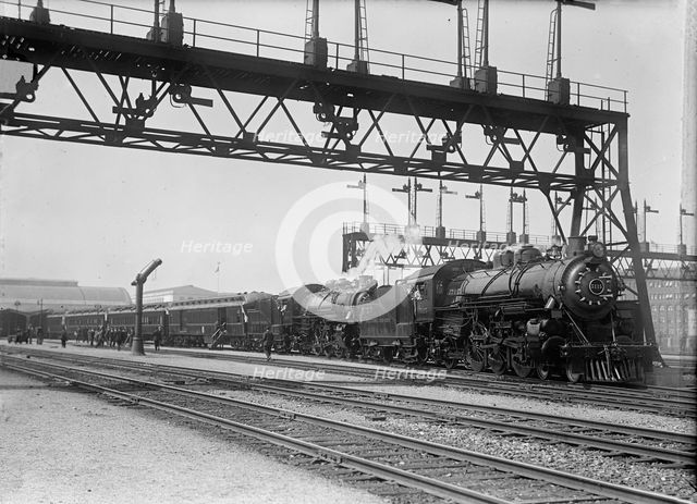Baltimore And Ohio Railway. Safety First Train, 1917. Creator: Harris & Ewing.