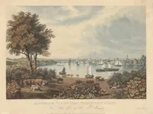 Baltimore Taken near Whetstone Point, published 1831. Creator: William James Bennett