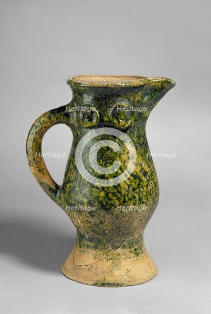 Baluster jug, 13th-14th century. Artist: Unknown.