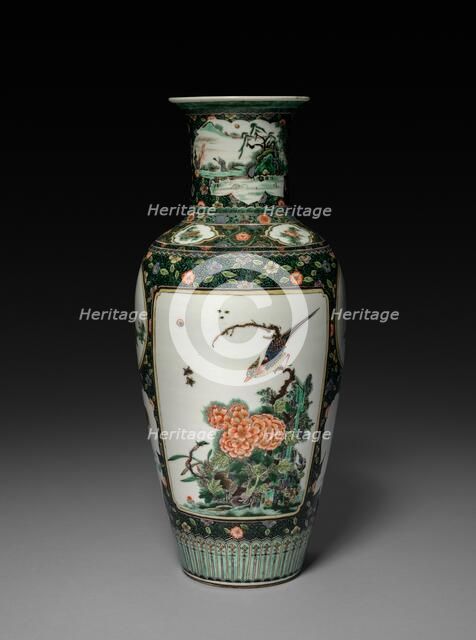 Baluster Vase, 1662-1722. Creator: Unknown.