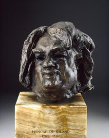 Balzac, Head before the Last Study, c1890s. Artist: Auguste Rodin