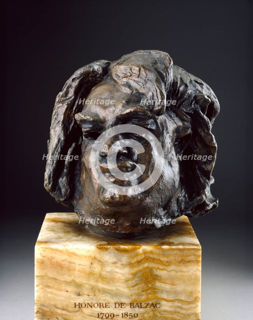 Balzac, Head before the Last Study, c1890s. Artist: Auguste Rodin.