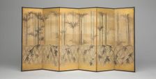 Bamboo and Fences, 1654/81. Creator: Tosa Mitsuoki