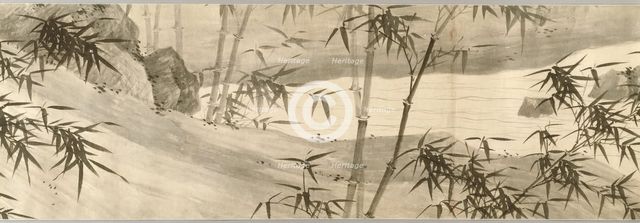 Bamboo-Covered Stream in Spring Rain, Ming dynasty (1368-1644), dated 1441. Creator: Xia Chang.
