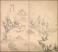 Bamboo in Fine Weather after Rain, mid-1700s. Creator: Ike Taiga (Japanese, 1723-1776)