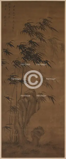 Bamboo in the Wind, 1724. Creator: Ma Yu (Chinese, active 1706-1724).