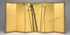 Bamboo, Japan, early 19th century. Creator: Kishi Ganku
