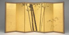 Bamboo, Japan, early 19th century. Creator: Kishi Ganku