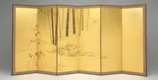 Bamboo, Japan, early 19th century. Creator: Kishi Ganku