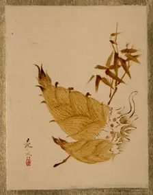 Bamboo Shoots, ca. 1880s. Creator: Shibata Zeshin