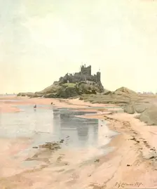 Bamborough Castle 1891, (c1900). Creator: Unknown