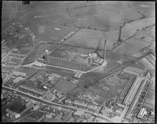Bamber Bridge Cotton Mill, Bamber Bridge, Lancashire, c1930s. Creator: Arthur William Hobart