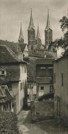Bamberg - The Devil's Ditch with the Cathedral Towers 1931. Artist: Kurt Hielscher