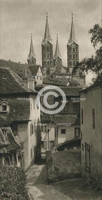 'Bamberg - The Devil's Ditch with the Cathedral Towers', 1931. Artist: Kurt Hielscher.