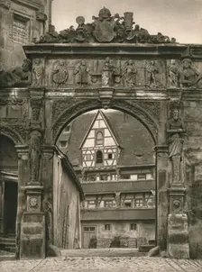 Bamberg - View of the Old Residence courtyard 1931. Artist: Kurt Hielscher