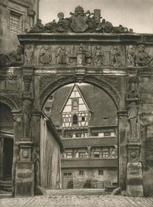 Bamberg - View of the Old Residence courtyard 1931. Artist: Kurt Hielscher