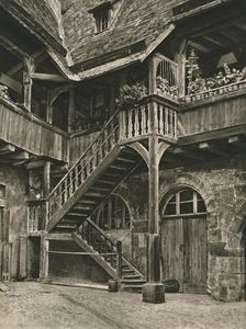 Bamberg - Corner in the courtyard of the Old Residence 1931. Artist: Kurt Hielscher