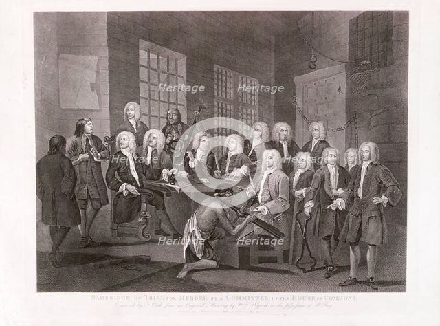 'Bambridge on Trial for Murder by a Committee of the House of Commons', 1803.  Creator: William Hogarth.