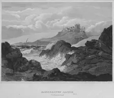 Bamburgh Castle, Northumberland 1814. Artist: John Greig