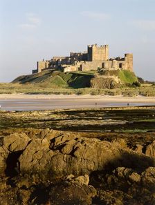 Bamburgh Castle, Northumberland, c2000-c2017. Artist: Graeme Peacock