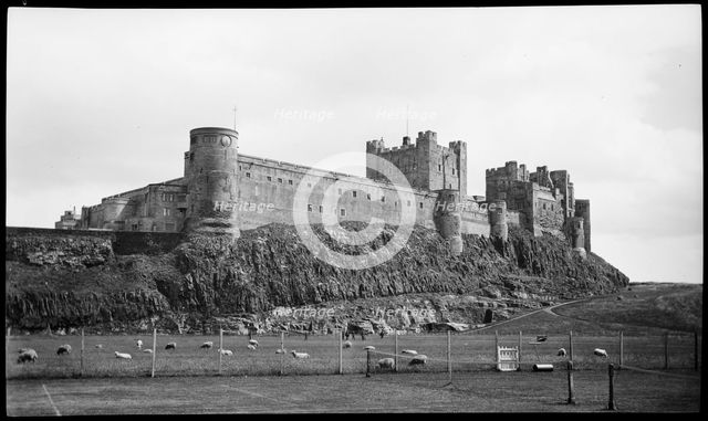 Bamburgh Castle, Bamburgh, Northumberland, 1940-1953. Creator: Ethel Booty.