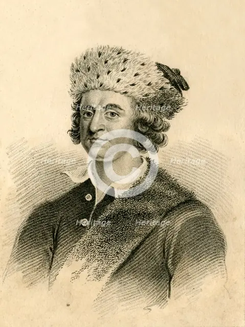 'Bampfylde Moore Carew - King of the Beggars', 1821.  Creator: R Page.