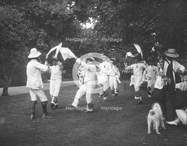 Bampton Morris Dancers, Oxfordshire, Whit Monday, 5 June 1911. Artist: Cecil Sharp