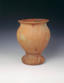 Ban Chiang red pottery vase, Thailand, c500 BC-200 AD. Creator: Unknown