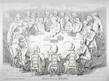 Banco to the knave 1782. Artist: Anon