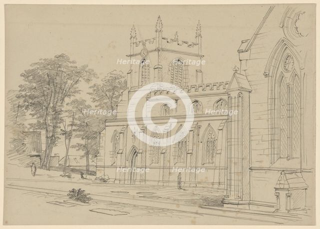 Bangor Cathedral, 1881. Creator: Allen Edward Everitt.