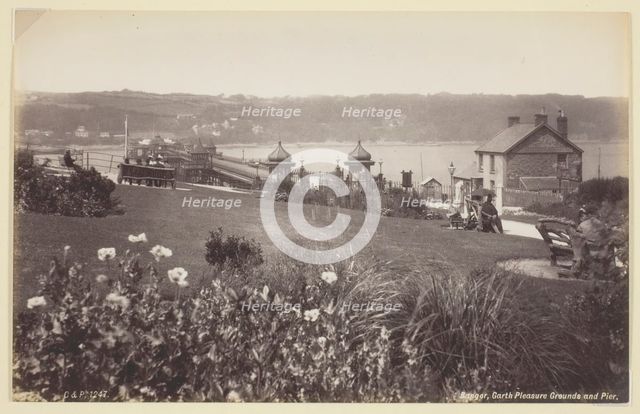 Bangor, Garth Pleasure Grounds and Pier, 1860/94. Creator: Francis Bedford.