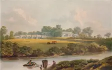 Bangor Is-y-Coed, Denbighshire c1795. Artist: John Warwick Smith