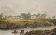 Bangor Is-y-Coed, Denbighshire c1795. Artist: John Warwick Smith