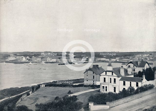 'Bangor - The Town and the Bay, from Mornington Park, Princeton', 1895. Artist: Unknown.