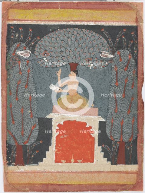 Bangal ragini from a Ragamala series, ca. 1650. Creator: Unknown.