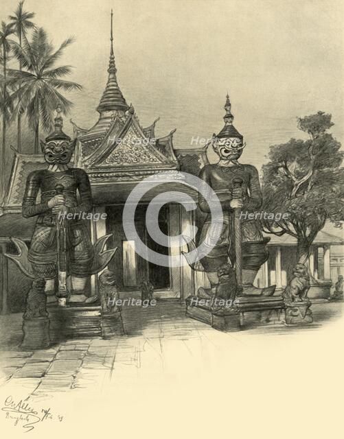 Bangkok, Siam, 1898.  Creator: Christian Wilhelm Allers.