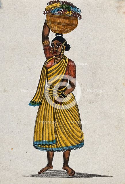 Bangle woman, Madras, India. Creator: Unknown.