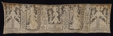 Band with Figures of Women and Angels, 1500s-1600s. Creator: Unknown